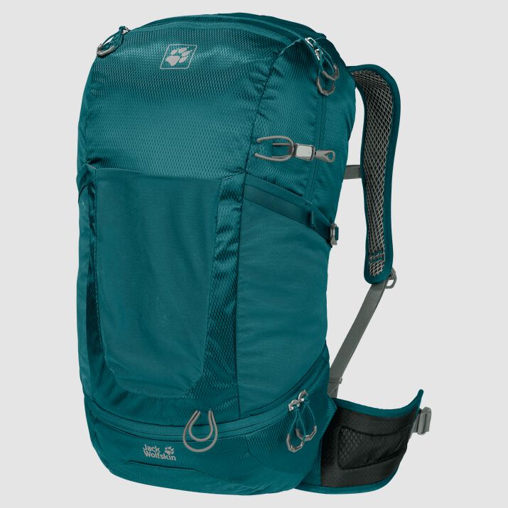 Mochila Senderismo Jack Wolfskin Kingston 30 Mujer Verdes Oscuro Mexico-9856371